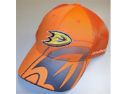 NHL Anaheim Ducks Pro Shape Flex Mesh Back Reebok Hat S M TX75Z