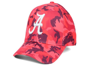 NCAA Top of the World Alabama Crimson Tide Gulf Camo Fitted Hat M L