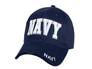 Deluxe Low Profile U.S. NAVY Embroidered Adjustable Ball Cap