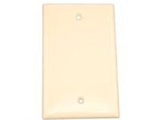 Leviton 80714 T 1 Gang No Device Blank Wallplate Standard Size Thermoplastic Nylon Box Mount Light Almond