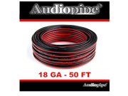 18 Gauge 50 Speaker Wire Copper Clad Red Black Zip Cable 12 Volt Low Voltage