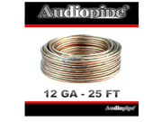 Audiopipe 25 feet 12 GA gauge Clear Speaker Wire Car Home Audio