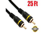 iMBAPrice® 25 Feet Composite Video Cable 1RCA Male 1RCA Male High Quality