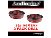 Audiopipe 2 Rolls 12 Ga 100 Speaker Wire Car Audio Stereo 12 Volt Zip Cable