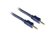 C2G Velocity 3.5mm Male To Male Stereo Audio Cable 3 Feet Blue
