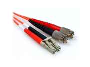 CableRack 15m LC ST Duplex 50 125 Multimode Fiber Patch Cable