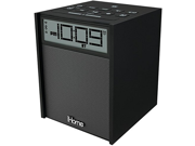 IHOME IBN180B Rubberized Dual Alarm Clock Radio with Bluetooth R USB Black