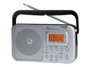Coby All in One Compact Design Pocket Size Portable AM FM Shortwave Radio with Built in Speaker Earphone Jack LED Tuning Indicator Carry Strap