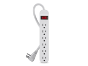 Belkin 6 Outlet Power Strip with 5 Foot Right Angled Power Plug