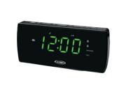 1 AM FM Dual Alarm Clock Radio 1.2 green LED display Aux input JCR 230
