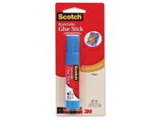 Scotch Small Repositionable Glue Stick Photo Safe 0.2 oz Clear 6307