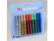 10pk 0.33floz Glitter Glue Tubes