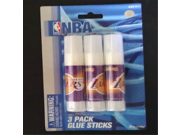 NBA Lakers Offically Licensed Glue Sticks 3 pack