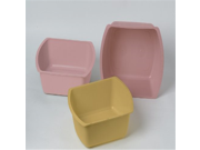 Rectangular Plastic Washbasins WASHBASIN RECTANGULAR GOLD 6 QT 50 Each Case