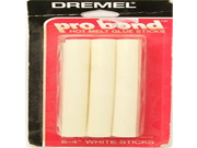 Dremel 4 White Hot Melt Glue Stick 6 pcs 665