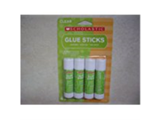 SCHOLARSTIC Glue Sticks CLEAR .32 oz 4 per pack washable acid free toxic