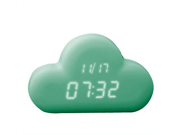 Generic Digital Clock in Cloud Shape Dark Gunmetal