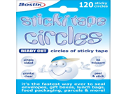 2 X Bostik Blu Tack Sticki Stickiy Adhesive Tape Circles 805941 120 Sticky Circles Per Pack