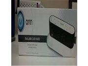 ONN Fm Clock Radio Dual Alarms w Snooze and Sleep Functions