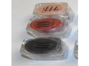 MicaBella Mineral Make Up 3 Item Eyeshadow Shimmer Set 77 Ebony 10 Tango 72 Earth 1.75 Grams Each