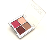 Clinique All About Shadow Quad Palette 23 Hazy 22 Ballet Flats Chocolate Covered Cherry Raspberry Beret