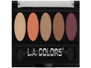 L.A. Colors 5 Color Metallic Eyeshadow Desert Dune 0.26 Ounce