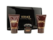 Versace Crystal Noir By Gianni Versace For Women. Set eau De Parfum .17 OZ Mini Body Lotion .8 OZ Mini Shower Gel .8 OZ Mini