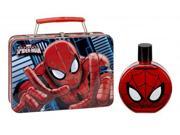 Disney Spiderman 2 Pcs Set 3.4 Edt Sp Metal Lunch Box Gift Set kids gift Set ki