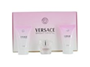 Bright Crystal by Versace Gift Set .17 oz Mii EDT .8 oz Shower Gel .8 oz Body Lotion