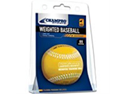 Champro Weighted Baseball Cover Package Yellow 11 Ounce