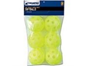 Champro Poly Balls Pack of 6 Yellow 12 Inch