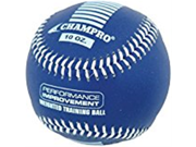 CHAMPRO SPORTS® Weighted 10oz Blue Training Leather Baseball CBB710