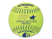 Champro Leather USSSA Fast Pitch Ball Optic Yellow 11 Inch