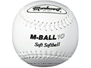 Markwort Soft and Light 10 Inch Softball Dozen White