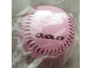 Dudley Pink Baseball with Black Stitching 10