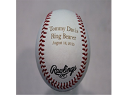 Personalized Ring Bearer Baseball