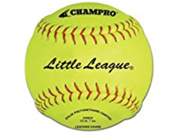 Champro Little League Poly Leather Cover Red Set Optic Yellow 12 Inch