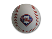 MLB Philadelphia Philies Blank Leather Team Logo Baseballs