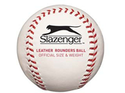 Slazenger Match Play Rounders Baseball Official Size Leather Ball