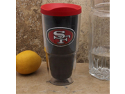 NFL Tervis Tumbler San Francisco 49ers 24oz. Color Tumbler Pro with Travel Lid Black