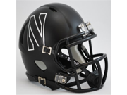 Northwestern Wildcats NCAA Mini SPEED Helmet by Riddell BLACK