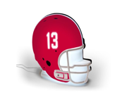 NCAA Alabama Crimson Tide LED Lit Football Helmet