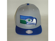 Mitchell Ness NFL Seattle Seahawks 2Tone Blue Grey Snapback A2093