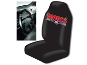 Northwest New York Giants NFL Car Seat Cover and Steering Wheel Cover Set