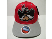 NCAA Nevada Las Vegas UNLV Rebels Logo Red Gray 2 Tone Snapback Cap