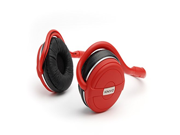 Kinivo BTH240 Bluetooth Stereo Headphone Supports Wireless Music Streaming and Hands Free calling Hot Red