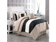Luxury Home Mandarin Comforter Set 6 Piece Set