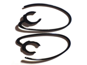 2 New Black Ear Hooks for Blueant Smart Q2 Blue Ant Q 2 Bluetooth Headset Ear Loops Clips Stabilizers Earhooks Earloops Earclips Earstabilizers Replacement