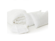 Bedding Starter Pack Bed in a bag Includes Two Pillows Comforter and Sheet Set Full