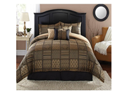 Mainstays Hayden 7 Piece Bedding Comforter Set Full Queen